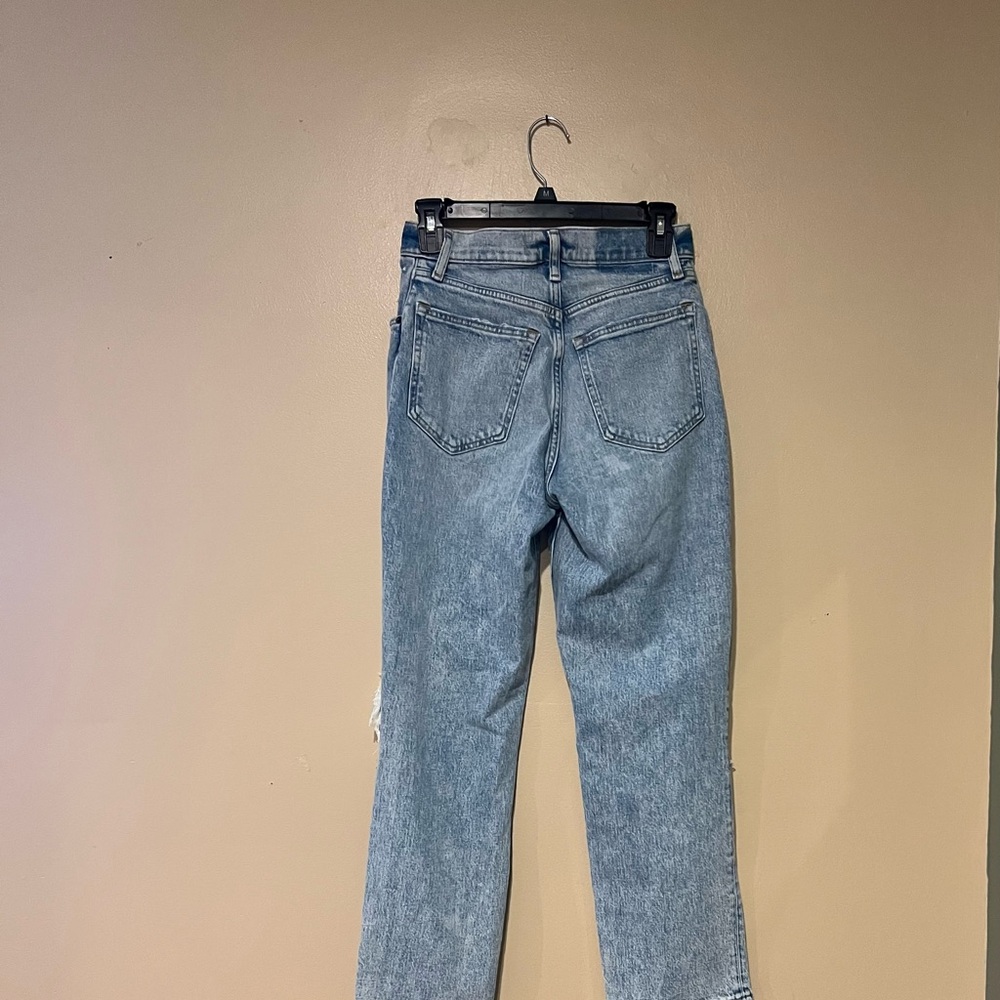 Abercrombie & Fitch Womens 90s Straight Ultra High Rise Curve Love Jeans 26/2 XS - Picture 6 of 8